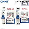 CHNT Interruttore Differenziale Magnetotermico CHINT Curve B NB2LE 1P+N Tipo A AC, Protezione da Dispersione di Corrente 0.03A 30MA 10A 16A RCBO
