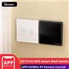 SONOFF Itead SONOFF TX T2/T3 EU Interruttore a Muro Smart WiFi Touch per Casa Intelligente 1/2/3 Gang Controllo RF 433/Voce/APP/Touch Compatibile con Alexa