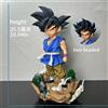Bandai Figura di Son Goku da Dragon Ball Z, 25,5 cm/10,04 pollici, con Teste Intercambiabili, Super Saiyan, Action Figure in PVC, Modellino da Collezione, Giocattolo Regalo
