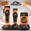 BRDCLIP Nuovo Kit Professionale per Parrucchieri BRDCLIP, Tagliacapelli con Motore Vector 7800-13000RPM, Trimmer 8000-13000RPM, Corpo in Metallo, Rasoio 2603
