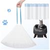 SINGWEDA Sacchetti per lettiera per gatti CATLINK Open-X, senza residui appiccicosi, facili da pulire, accessori per lettiera, sacchetti per rifiuti, sacchetti per escrementi, dimensioni 67x40cm