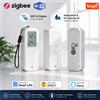 coolo Sensore di Temperatura e Umidità Tuya Zigbee/Wifi, Opzione per Interni ed Esterni, Termometro e Igrometro LCD Impermeabile per Alexa Z2M