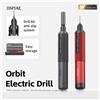 NEWBEAT Nuovo DSPIAE AT-ED01 Orbit Trapano Elettrico a Mano e Cacciavite per Plastica, Legno, Metallo Morbido, Modellismo, Assemblaggio, Hobby, Kit Utensili Fai-da-te Nero/Rosso