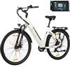 Ttgo Bicicletta elettrica da 28 pollici, 18AH, autonomia massima 120KM, e-bike per pendolari urbani, motore da 250W, 25km/h, 7 velocità.