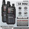 Baofeng UV 5R Mini Walkie Talkie con Abbinamento Frequenze a un Tasto, Programmazione Frequenze Bluetooth, Doppio PTT, Banda AM/FM, per Campeggio