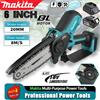 Makita Motosega a Batteria Makita 18V per Lavorazione del Legno, Mini Sega Elettrica Portatile da 6 Pollici per Taglio Legname