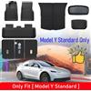 USVOTOV Tappetini Standard per Tesla Model Y 2025-2026, Tappetino per Bagagliaio, Rivestimento Vano di Carico, Tappetini per Frunk e Schienale, Accessori Auto (Solo Modelli Standard)