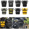 SOYAVISION Borsa da moto ADV per barra paramotore 8L 9L 10L 12L 13L, borsa laterale impermeabile in PVC per attrezzi, bagaglio da viaggio universale