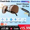 BLACKVIEW Occhiali Smart Blackview D1 Pro con Chiamata Bluetooth, Campo Sonoro Aperto, Assistente Vocale, Protezione UV IP54, Occhiali da Sole per Esterni