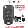 jingyuqin 1x 2x 5x Guscio per chiave auto telecomando per Kia Venga 2009-2014 95430-1P001 95430-1P000 433Mhz ASK ID46 Cover custodia chip di controllo