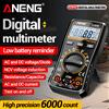ANENG Multimetro Intelligente ANENG SZ856 6000 Conti NCV Induzione Accensione/Spegnimento Cicalino Test Diodi Display Retroilluminato Multimetro per Elettricisti
