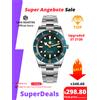 San Martin Nuovo Orologio Subacqueo Vintage BB54 da Uomo 37mm, Movimento Automatico ST2130, Vetro Zaffiro, Luminoso, Impermeabile 200m SN0138
