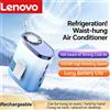 Lenovo Ventilatore Portatile da Cintura Lenovo, 100 Velocità, Vento Forte, Ricaricabile, Silenzioso, Lunga Durata della Batteria, Ventilatore a Clip per Escursioni all'Aperto
