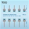 TOQ（医疗器械） Kit di cacciaviti per impianti dentali TOQ 10 pezzi, universali esagonali 1.0 1.2 1.25 1.27 ITI NOB 20mm 25mm, per cliniche, odontoiatria e laboratori.