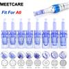 MEETCARE Cartuccia A6 Microneedle a Baionetta, 10/20/50 Pezzi, Punta di Ricambio per Derma A6, Aghi 9PIN 12PIN 24PIN 36PIN 42PIN Rotondi 3D 5D