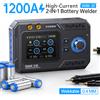FNIRSI Saldatrice a Punti FNIRSI SWM-20 1200A a Doppio Impulso per Batterie, Macchina per Saldatura di Lamiere di Nichel da 0.1-0.5mm, Saldatrice Portatile per Pacchi Batteria 18650, Strumento Fai-da-te