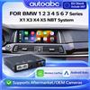 AUTOABC Adattatore Wireless CarPlay Android Auto per BMW F10 F11 F01 F56 F25 F20 F21 F22 F23 F30 F31 F32 F33 F34 F36 Sistema NBT