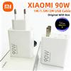XIAOMI Caricabatterie Originale XIAOMI 90W, Adattatore MI Hypercharge Turbo per Poco F7 F8 X7 X8 MI 15T Pro 15 17 Ultra 14 13 Redmi Note 12