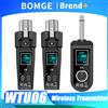 BOMGE Convertitore per Microfono, Trasmettitore e Ricevitore XLR, Sistema Wireless, Adattatore di Segnale per Microfoni Dinamici, Chitarre, Mixer Audio, Sistemi PA