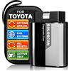 KINGBOLEN Per Toyota e Lexus KINGBOLEN Soloscan Scanner OBD2 Bluetooth Bidirezionale con oltre 20 Reset, Strumento Diagnostico Auto con Aggiornamenti Gratuiti a Vita
