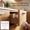 DHDH Chiusura Magnetica di Sicurezza per Bambini, Blocco Invisibile per Cassetti, Chiusure di Sicurezza per Armadietti e Cassetti, Adesive