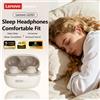 Lenovo LE261 TWS Auricolari Bluetooth 6.0 per il sonno, auricolari wireless con cancellazione del rumore, cuffie comode per lo sport, regalo, batteria a lunga durata