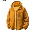 JNLN Giacca antivento estiva da uomo e da donna, leggera, con protezione solare, unisex, per campeggio, arrampicata, escursionismo, sport all'aria aperta, cappotto anti-UV