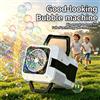 CONUSEA Macchina per Bolle Elettrica a 40 Fori, Soffiatore di Sapone Portatile Completamente Automatico, Giocattolo per Feste, Matrimoni all'Aperto, Regalo per Bambini