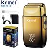 Kemei Rasoio elettrico Kemei KM-TX10 ricaricabile per barba e testa, per uomo, ideale per rasatura della testa calva.