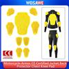 WOSAWE Protezione per il Corpo da Moto CE Livello 1/2, Inserto Universale per Motocross, Armatura di Sicurezza per la Schiena, Equipaggiamento Moto