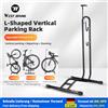 West Biking Supporto verticale 3 in 1 WEST BIKING per biciclette, porta bici da pavimento, supporto per riparazione e stoccaggio in garage.