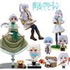 Bandai Set di 4 Statuette Anime Frieren, 5 Stili, Adorabile Sousou No Frieren, Modellini da Collezione, Decorazione da Scrivania, Regalo