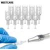 MEETCARE Cartucce ad Ago a Vite 10/20/50 pz, Punte di Ricambio per Derma Pen Microneedling 9pin 12pin 24pin 36pin 42pin Round Nano 3D 5D