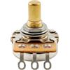 Musiclily Potenziometro Musiclily Pro HD A250K/B250K/A500K/B500K/A1M/B1M in ottone massiccio con albero corto da 6,5 mm, a conicità lineare, per audio