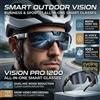 GUHUAVMI Nuovi Occhiali Smart AI 2026 per Riprese e Registrazioni con Fotocamera da 800W HD, Anti-vibrazione, per Ciclismo, Antivento