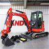 LANDWARD Mini Escavatore Idraulico LANDWARD di Alta Qualità da 2 Tonnellate con Motore Kubota Euro 5, 3500KG, per Casa e Fattoria, Certificato CE, Personalizzabile, in Vendita