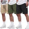 ANIMAL GAME Pantaloncini Cargo Estivi Casual Bermuda Plus Size da Uomo, Pantaloni al Ginocchio per Corsa, Jogging, Palestra, Tattici Multitasche, Pantaloncini da Lavoro