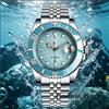tandorio Orologio subacqueo automatico da uomo Tandorio 20ATM 40mm per Miyota 8215 Asia 2824 con vetro zaffiro blu ghiaccio e bracciale Jubilee in acciaio inossidabile