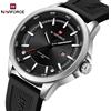 NAVIFORCE Orologio da uomo NAVIFORCE di lusso, impermeabile fino a 30 m, al quarzo, con cinturino in silicone, casual ed elegante, orologio da uomo originale, Reloj Hombre