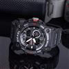 SMAEL Orologio sportivo SMAEL Orologi alla moda da uomo Sveglia Cronometro LED Retroilluminazione digitale Display con doppio fuso orario Orologio impermeabile da uomo 80