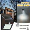 XIWANGFIRE Lampada Solare da Esterno a 20 LED con 3 Modalità, Impermeabile, Sensore di Movimento, Illuminazione di Sicurezza, Lampada da Parete a LED per Giardino e Portico