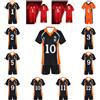 Hot Toys Haikyu!! Costume Cosplay Haikyuu, Abbigliamento Sportivo del Club di Pallavolo della Scuola Superiore Karasuno, Maglie di Hinata Shoyo e Kageyama Tobio