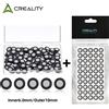 Creality Kit di Marcatori per Scansione 3D Creality (Interno 6.0mm/Esterno 10mm), Punti di Tracciamento Magnetici e Marcatori a Riflessione Diffusa (Pad Adesivo Staccabile)