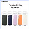 SAMSUNG Cover Originale in Silicone per Samsung Galaxy S23 Ultra, Protezione con Presa Morbida EF-PS918
