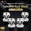 YYAUDIO 1 pz/4 pz Piedino verticale per diffusore audio, ricambio per riparazione diffusori, piedino rotante ammortizzante con puntale e cuscinetto, accessorio