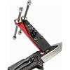 Sy tools Affilacoltelli ad Angolo Fisso T01 - Alluminio 6061-T6, Acciaio Inossidabile 304, Dado Zigrinato per Regolazione Angolo, Affilacoltelli Ribaltabile