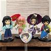 Bandai Action Figure Anime Demon Slayer: Kimetsu No Yaiba - Serie Plum Rain - Modellino Tanjiro, Nezuko, Zenitsu