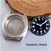 tandorio Cassa per orologio subacqueo Tandorio 36mm con vetro zaffiro a doppia cupola e quadrante luminoso da 29mm per NH35 NH36 ETA2824 Miyota 8215