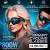 GUHUAVMI Nuovi Occhiali Smart AI Sportivi con Fotocamera 8MP, Cuffie per Ciclismo Outdoor 2026, Controllo Touch, Antivento, Bluetooth, Traduzione, Occhiali da Sole