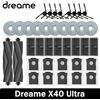 dreame Accessori per Robot Aspirapolvere Dreame X40 Ultra / X40 Pro: Spazzola Principale, Spazzola Laterale, Panno Lavapavimenti, Filtro HEPA, Sacchetto Raccoglipolvere, Ricambi